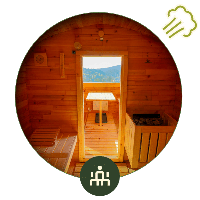 Sauna na Šumavě
