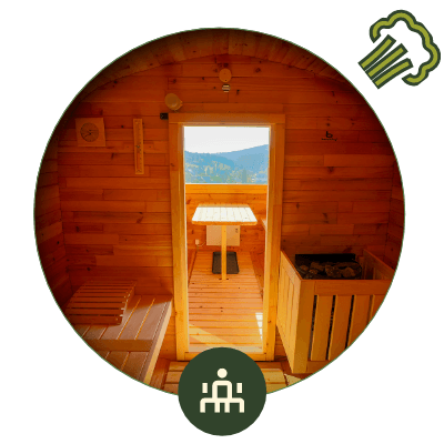 Sauna na Šumavě