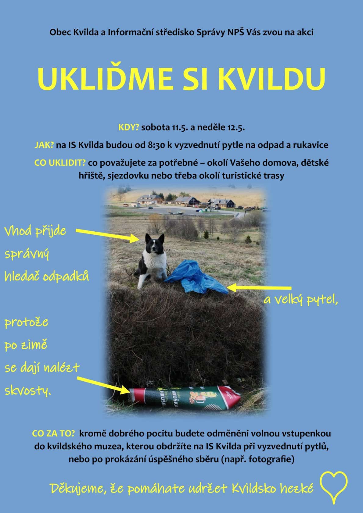 Ukliďme Česko – ukliďme Kvildsko