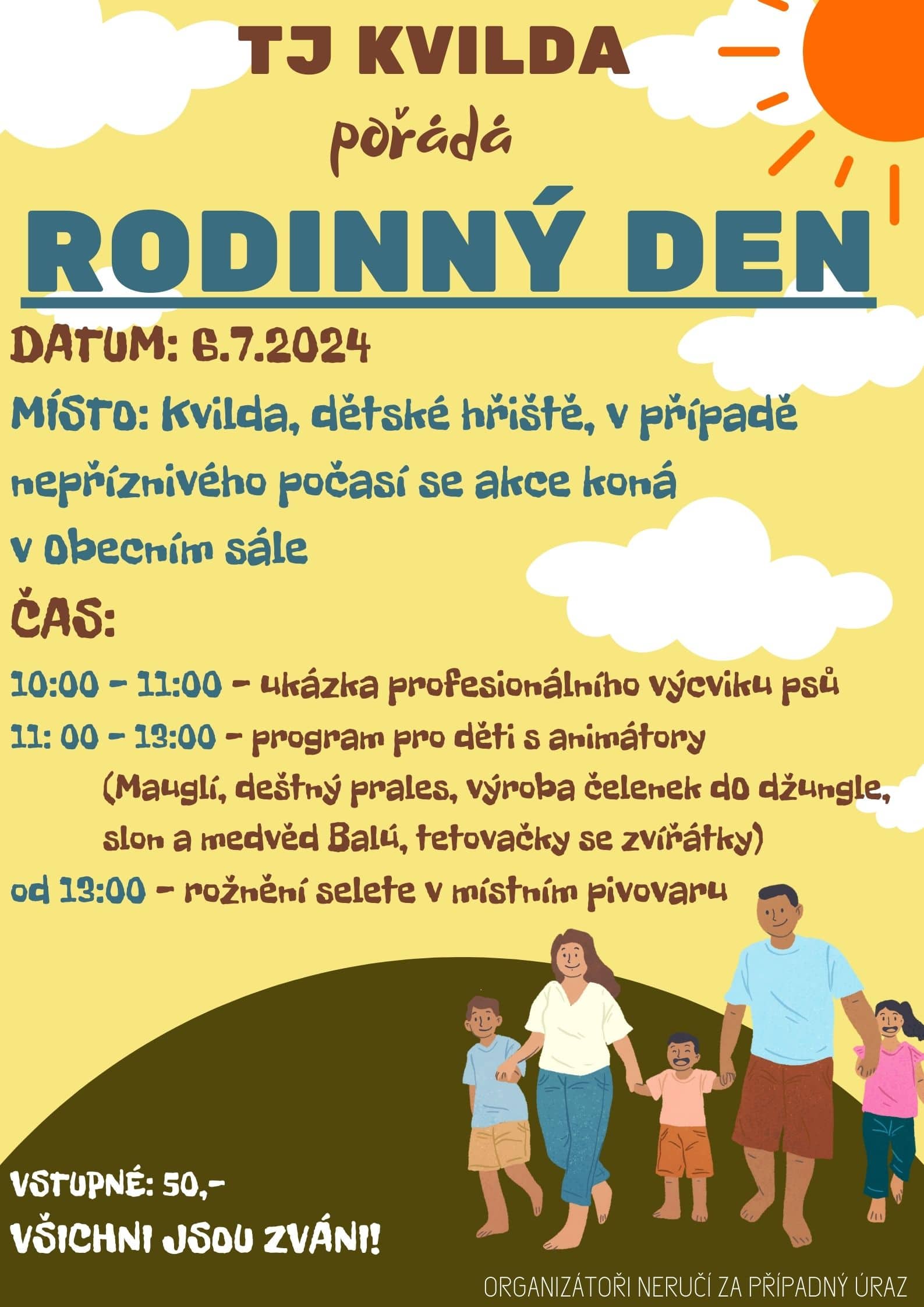 Rodinný den na&nbsp;Kvildě!