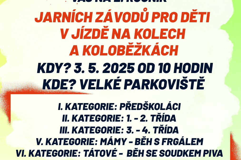 Jarní závody pro&nbsp;děti