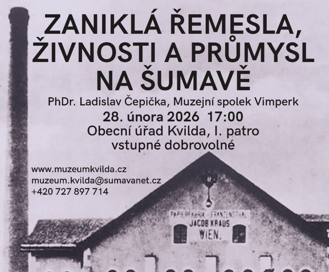 Zaniklá řemesla, živnosti a průmysl na Šumavě