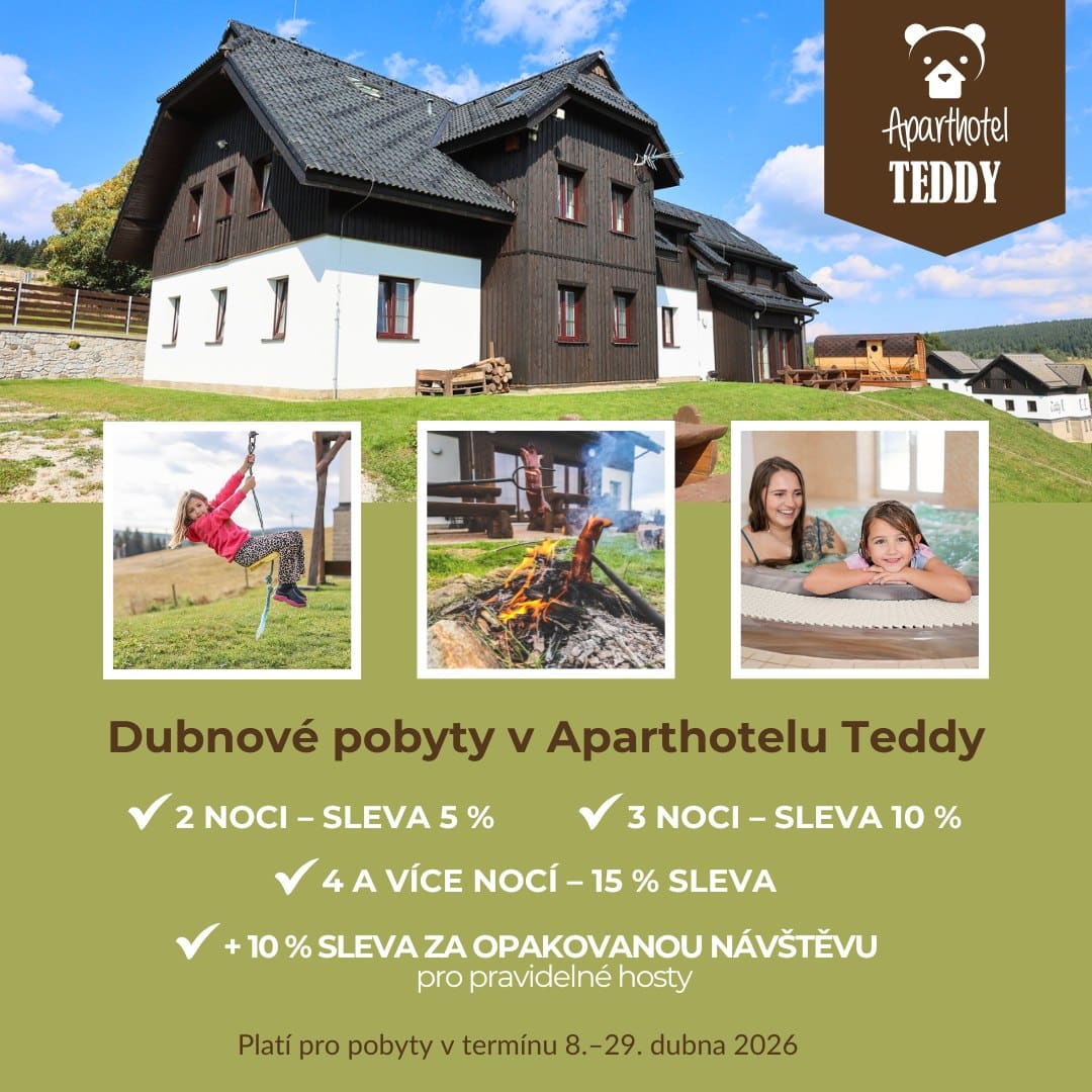 ZVÝHODNĚNÉ POBYTY NA DUBEN!
